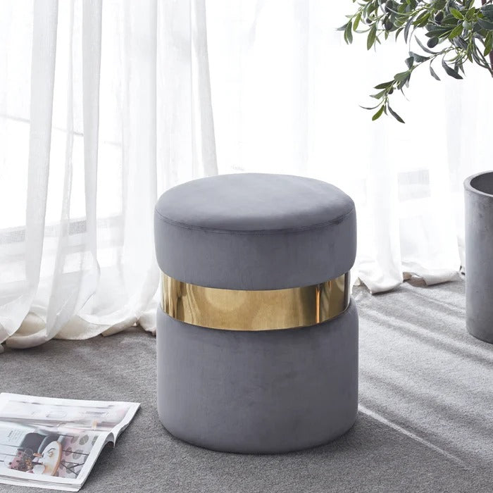 Poufs: 16'' Wide Pouf Ottoman