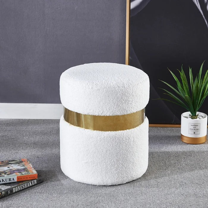 Poufs: 16'' Wide Pouf Ottoman