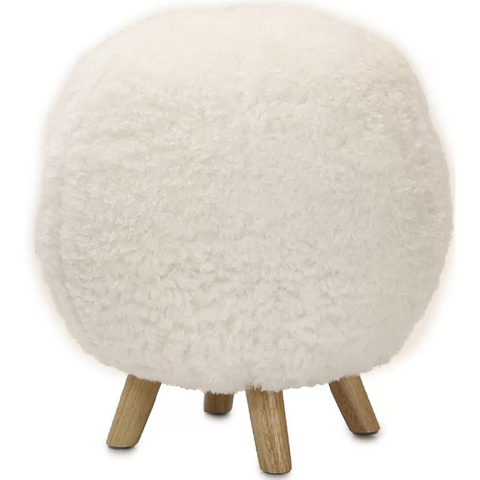 Poufs: 16'' Wide Round Pouf Ottoman