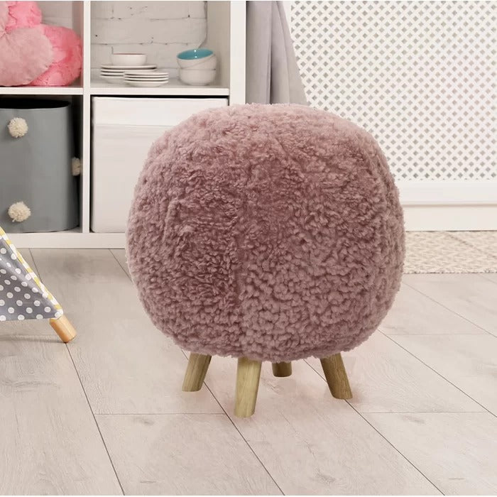 Poufs: 16'' Wide Round Pouf Ottoman