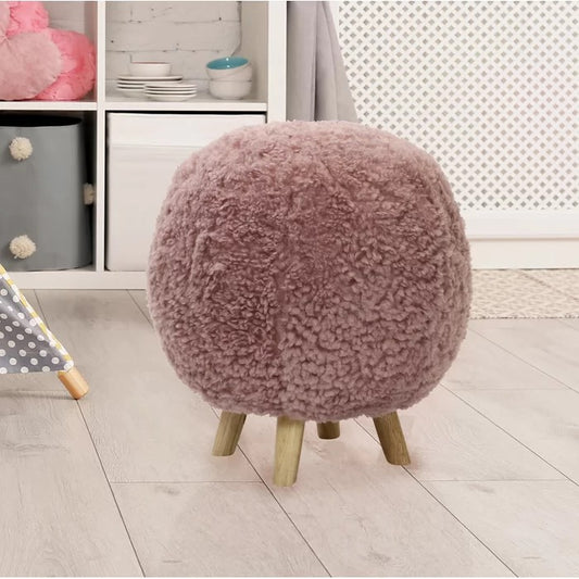 Poufs: 16'' Wide Round Pouf Ottoman