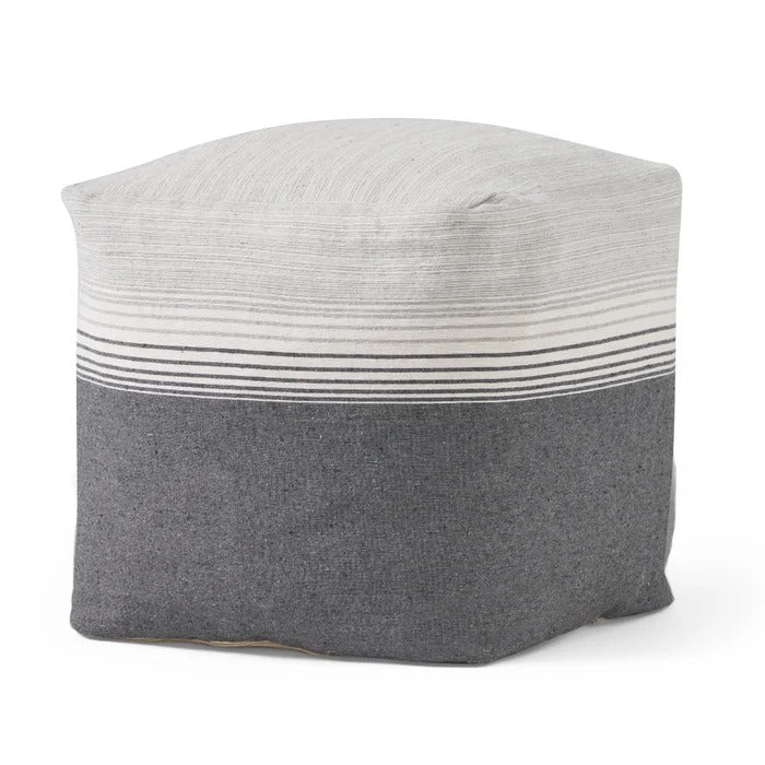 Poufs: 16'' Wide Square Pouf Ottoman