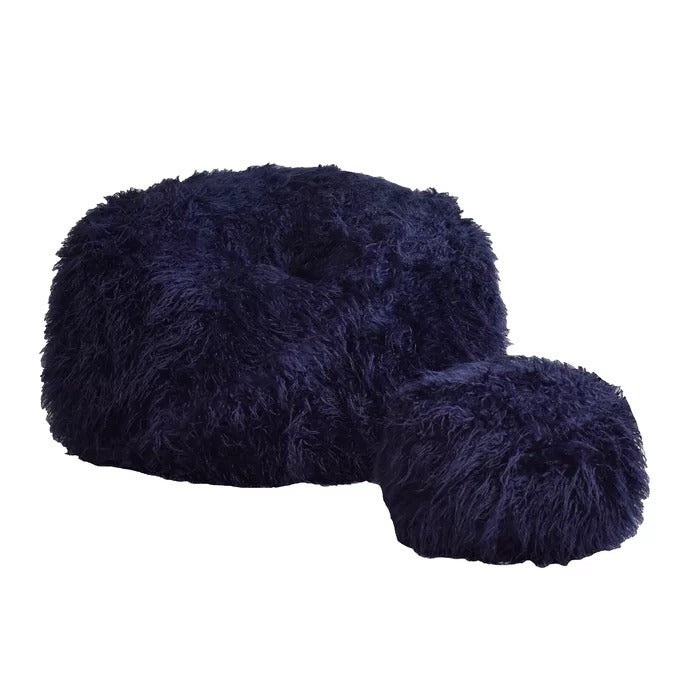 Poufs: 18'' Wide Round Pouf Ottoman