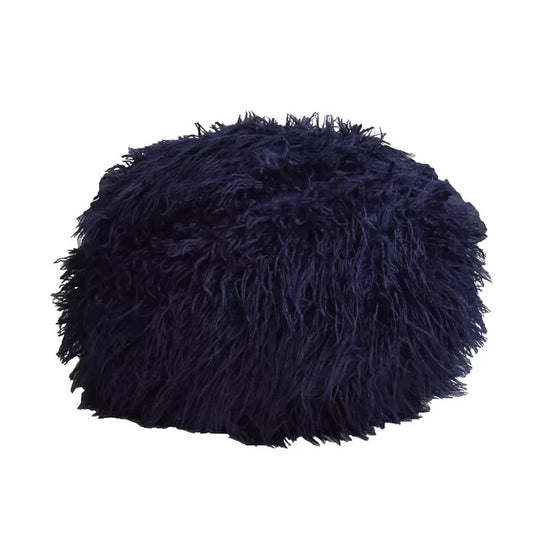 Poufs: 18'' Wide Round Pouf Ottoman