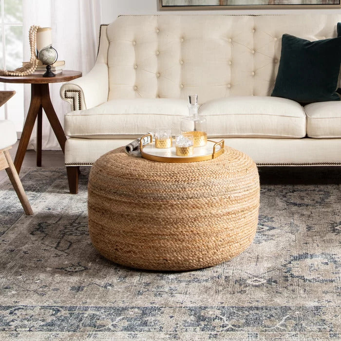 Poufs: 29" Wide Round Pouf
