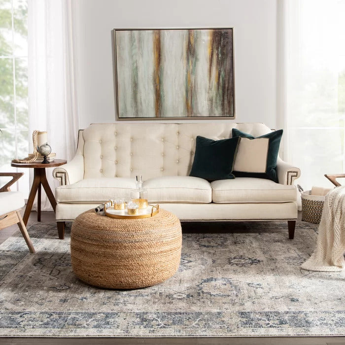 Poufs: 29" Wide Round Pouf