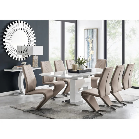 8 Seater Dining Set: Premium Dining Set with 8 Chairs