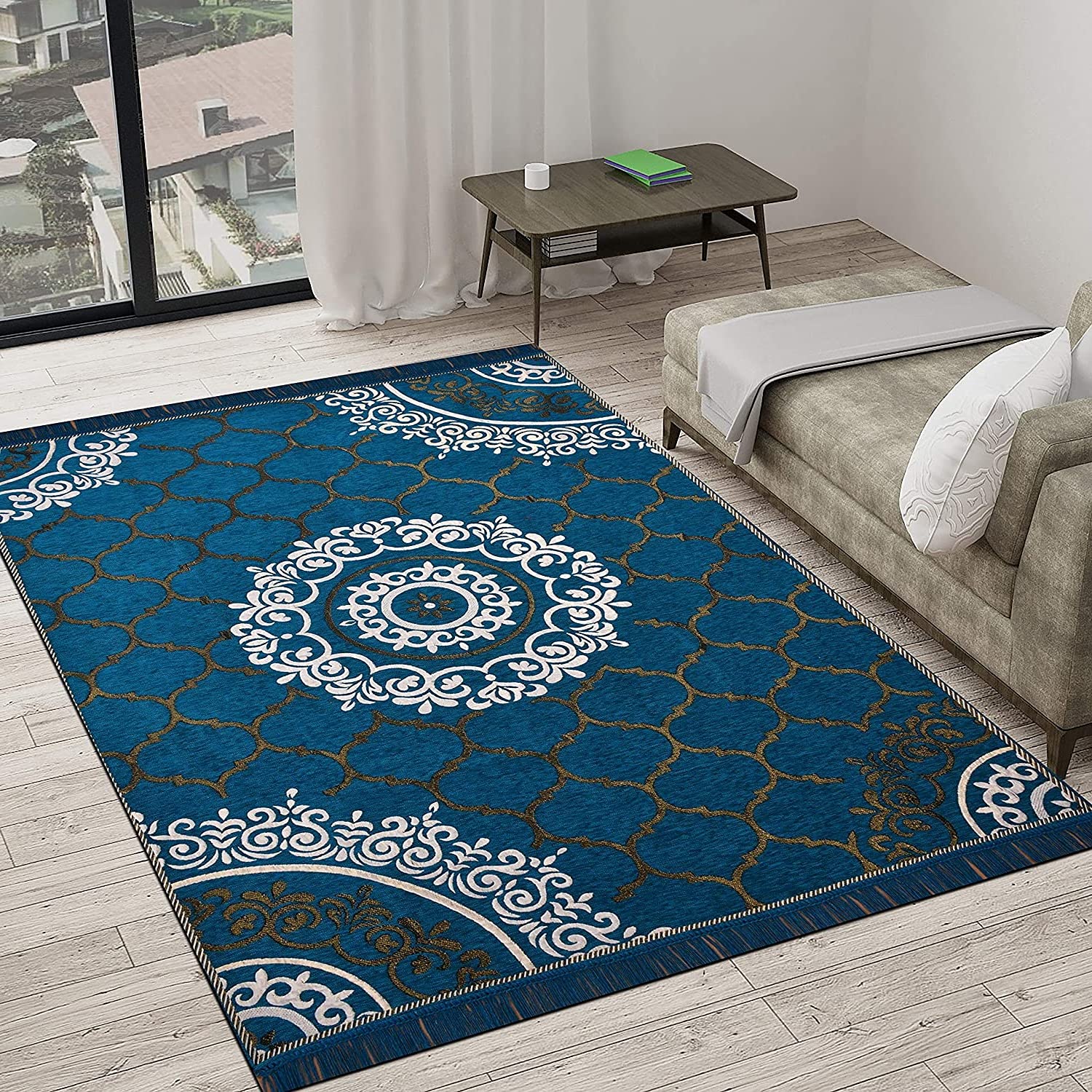 Carpets: Premium Living Room Carpet Sky Blue