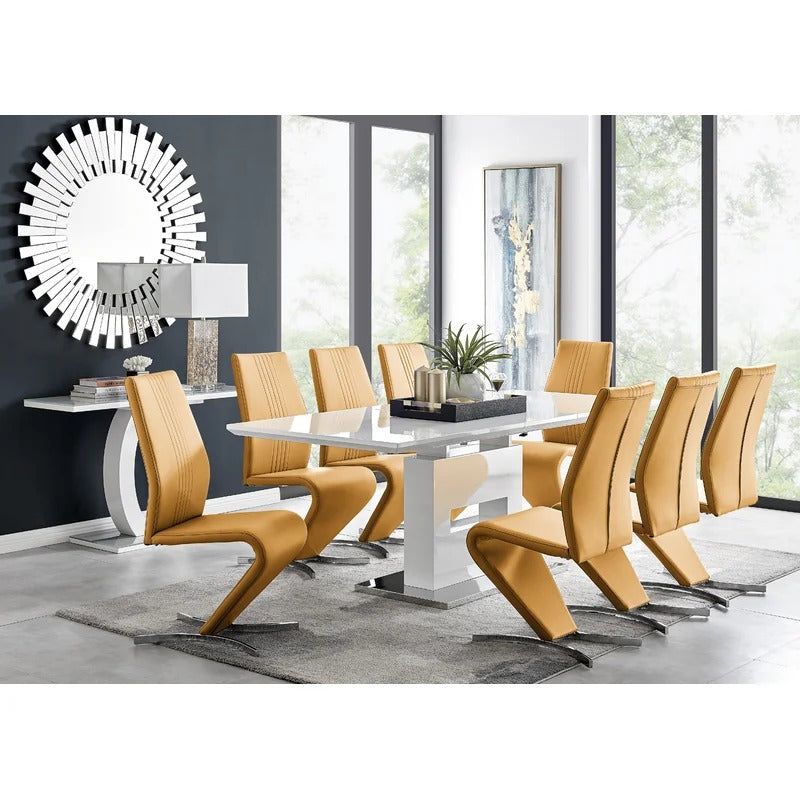 8 Seater Dining Set: Premium Quality Dining Set with 8 Chairs