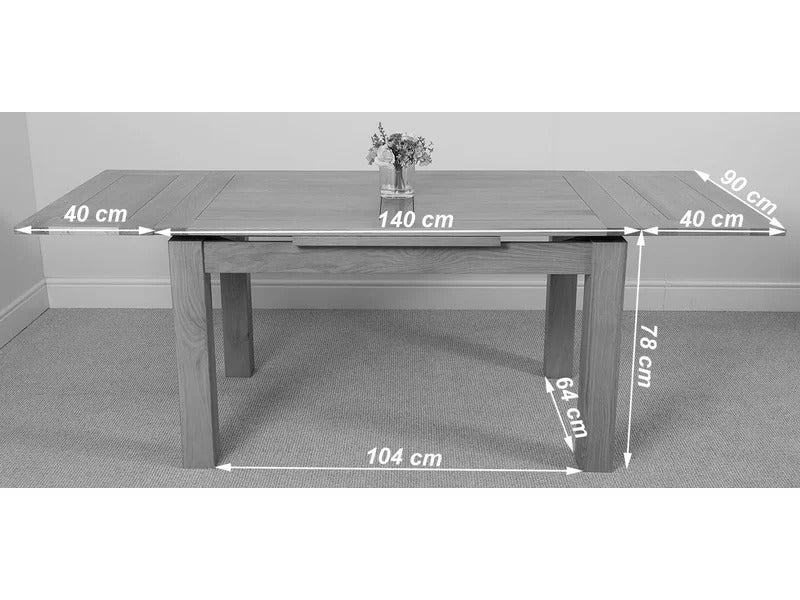 8 Seater Dining Set: Premium & Extendable Solid Oak Dining Set