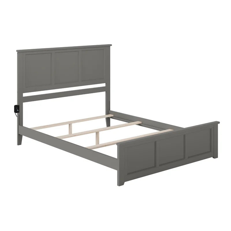 Queen Size Bed : Extra-Long Twin Solid Wood Standard Bed