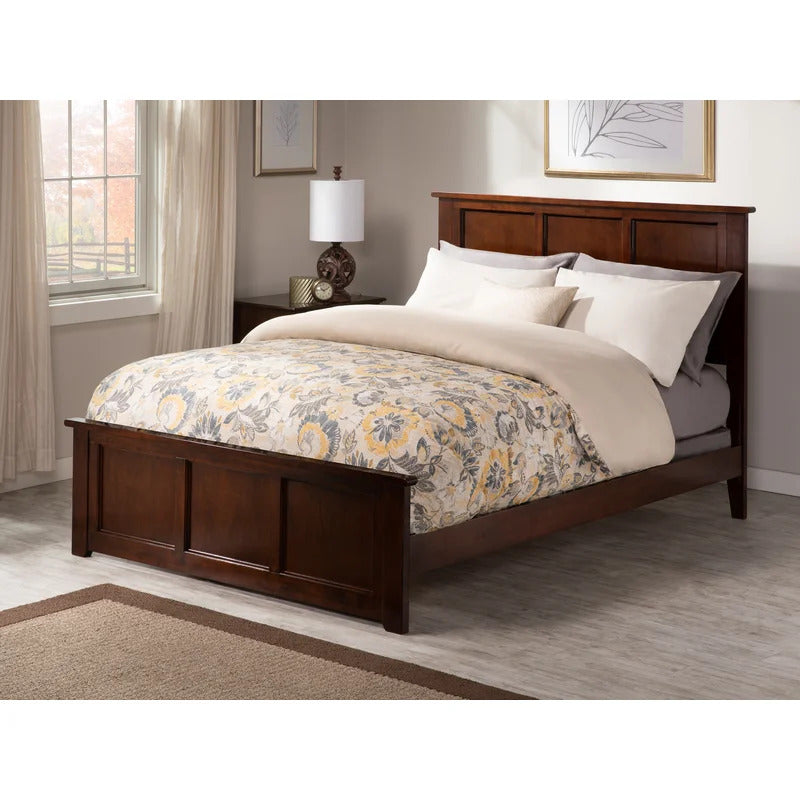 Queen Size Bed : Extra-Long Twin Solid Wood Standard Bed
