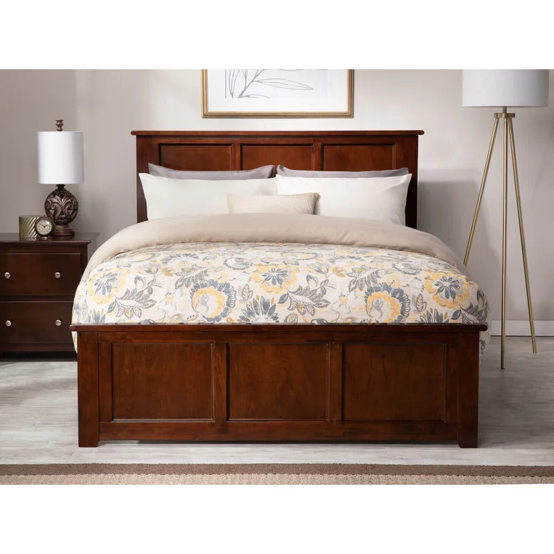 Queen Size Bed : Extra-Long Twin Solid Wood Standard Bed