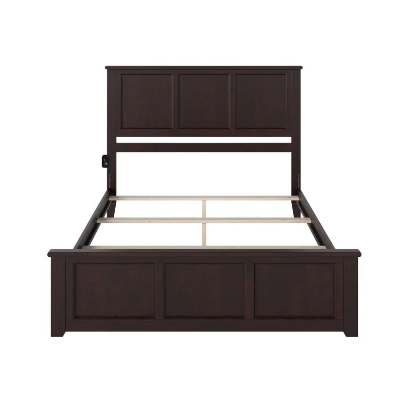 Queen Size Bed : Extra-Long Twin Solid Wood Standard Bed