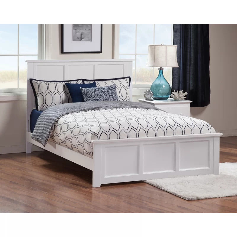 Queen Size Bed : Extra-Long Twin Solid Wood Standard Bed