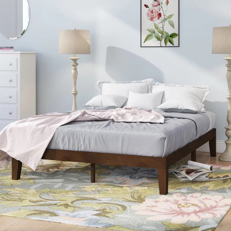 Queen Size Bed : Harlow Solid Wood Platform Bed