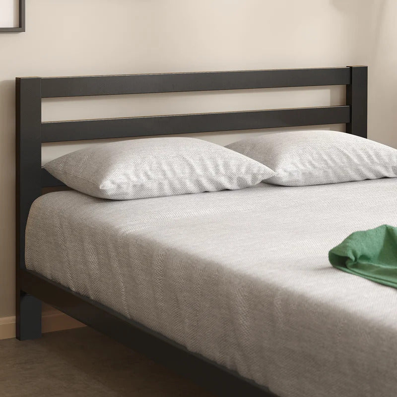 Queen Size Bed : Tufted Upholstered Standard Bed