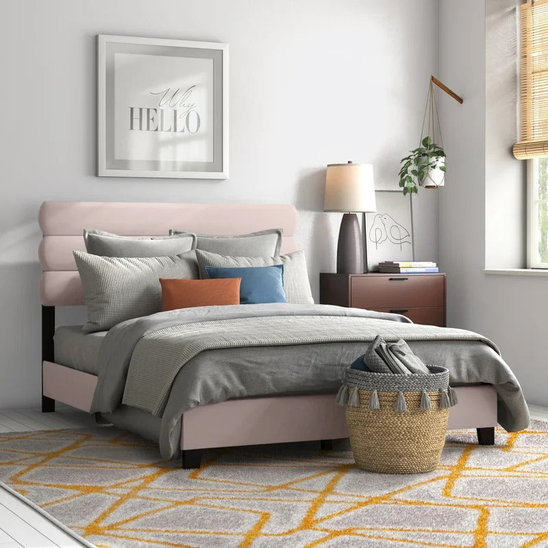 Queen Size Bed : Tao Upholstered Standard Bed