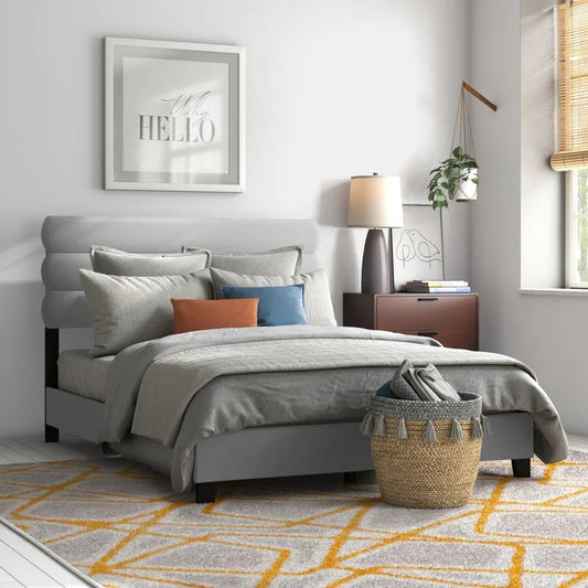 Queen Size Bed : Tao Upholstered Standard Bed