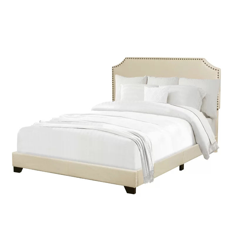 Queen Size Bed : Upholstered Standard Bed