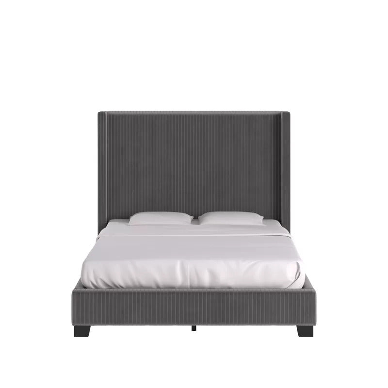 Queen Size Bed : Upholstered Standard Bed