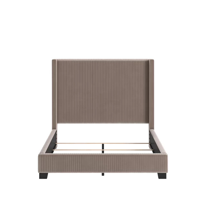 Queen Size Bed : Upholstered Standard Bed