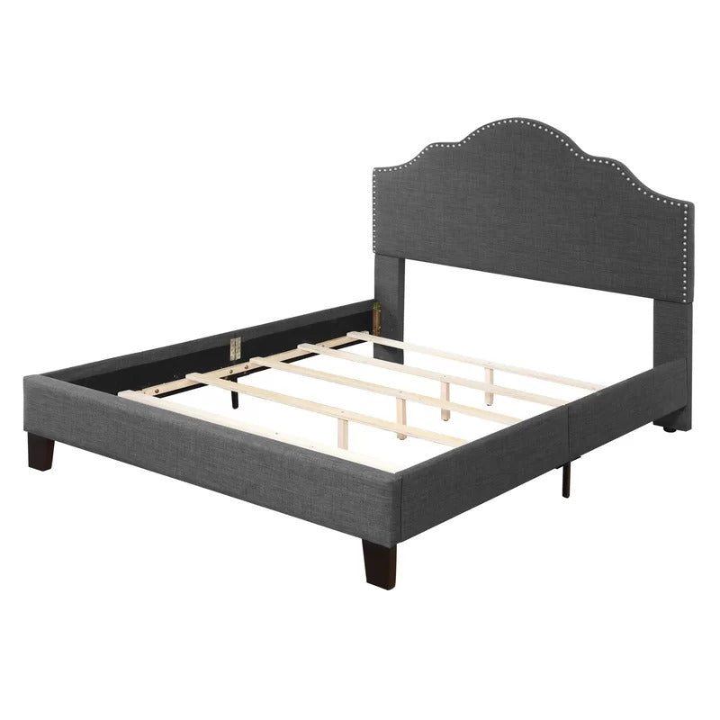 Queen Size Bed : Upholstered Standard Bed