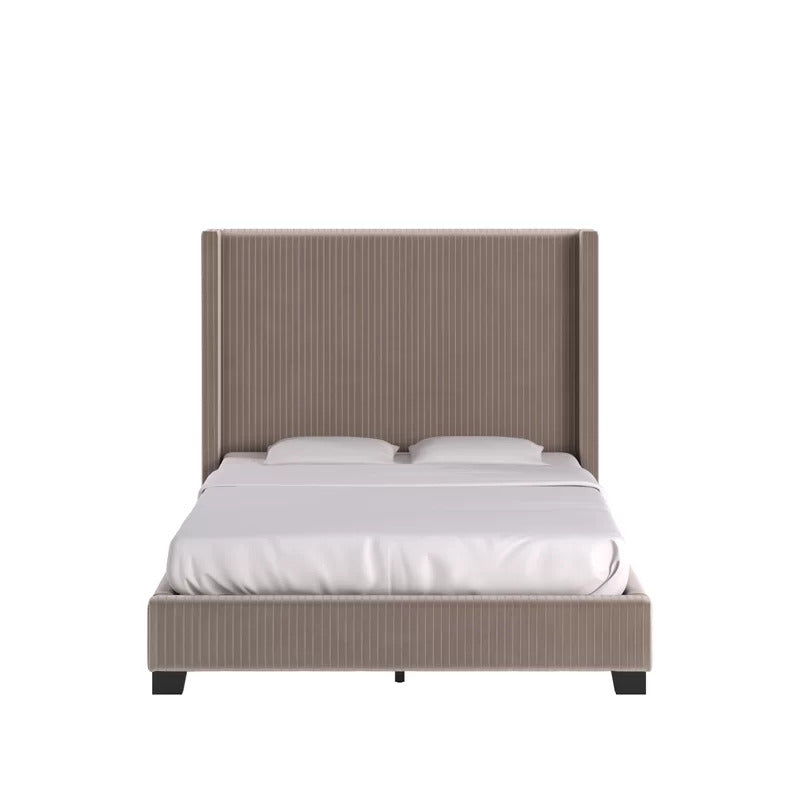 Queen Size Bed : Upholstered Standard Bed