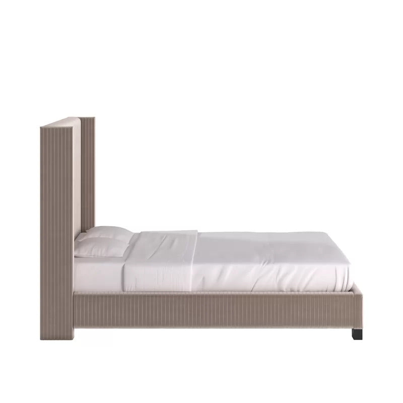 Queen Size Bed : Upholstered Standard Bed