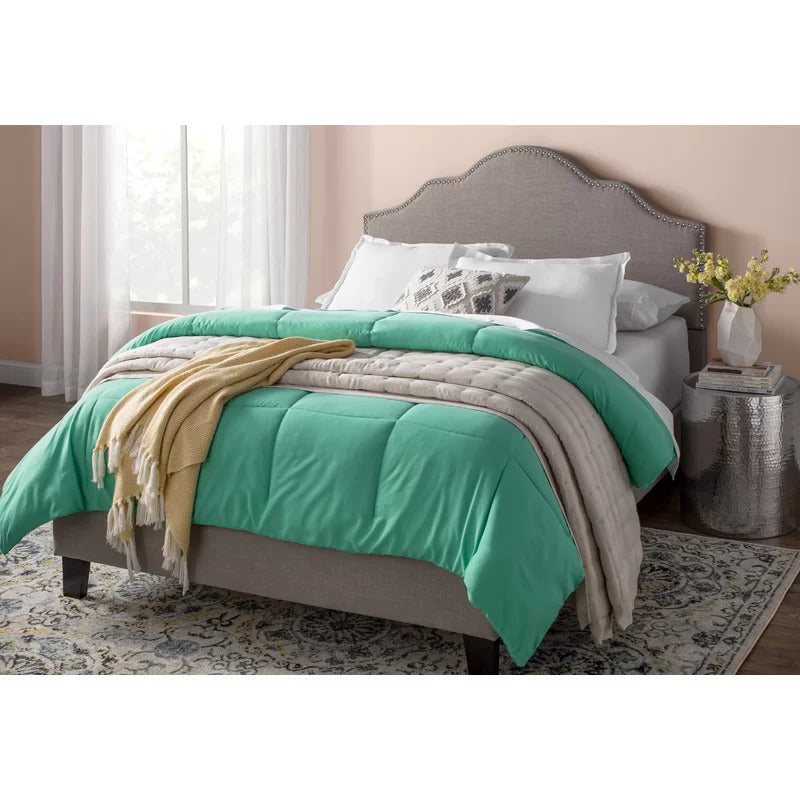 Queen Size Bed : Upholstered Standard Bed