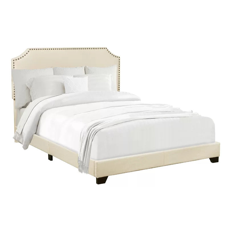 Queen Size Bed : Upholstered Standard Bed