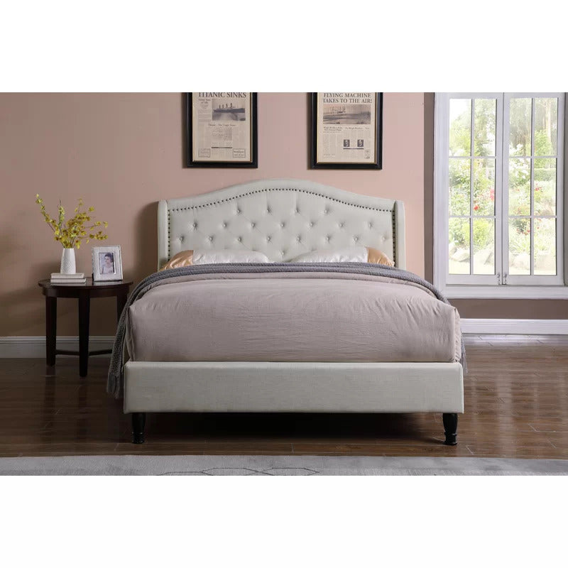 Queen Size Bed : salena Platform Bed