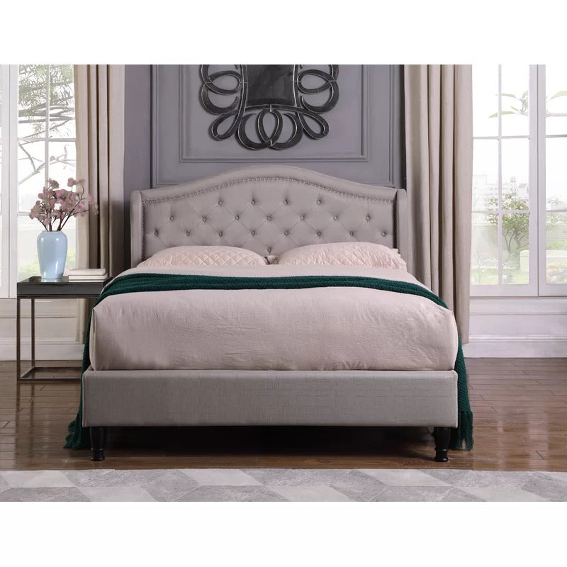 Queen Size Bed : salena Platform Bed