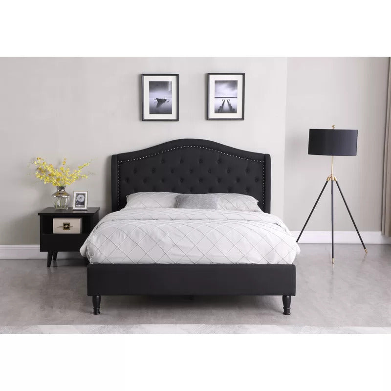 Queen Size Bed : salena Platform Bed
