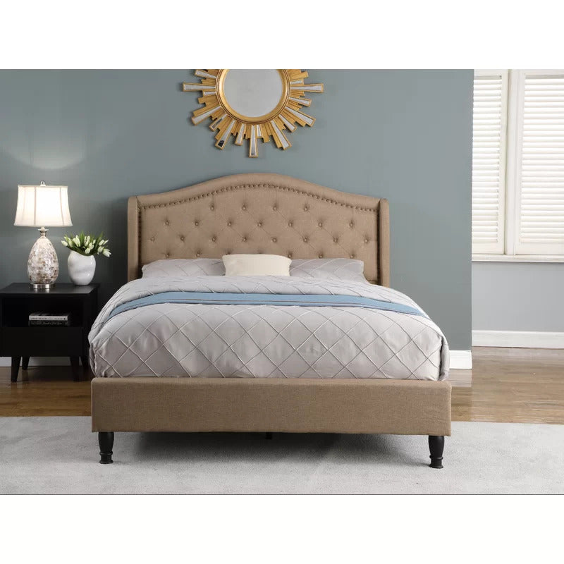 Queen Size Bed : salena Platform Bed