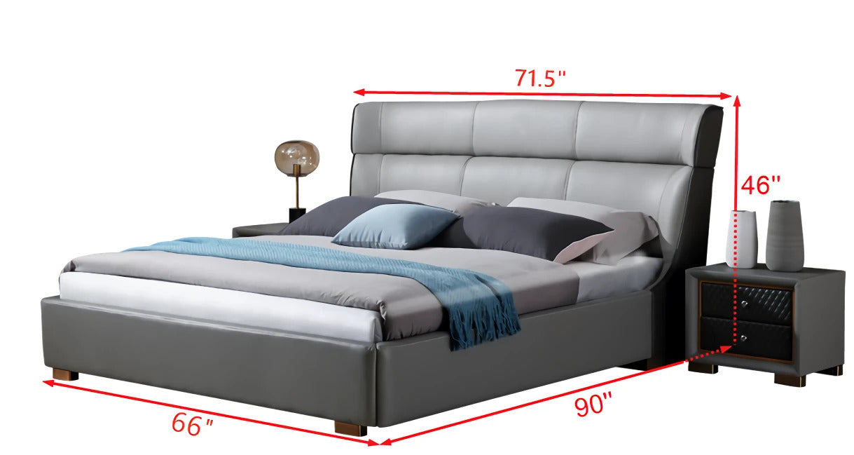 Queen Size : Bonded Leatherette Bed