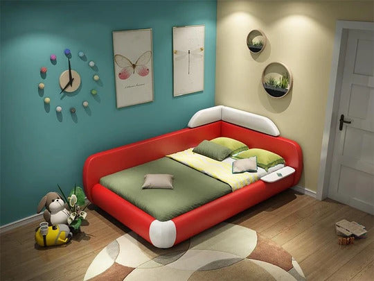 Queen Size : Leatherette Youth Bed
