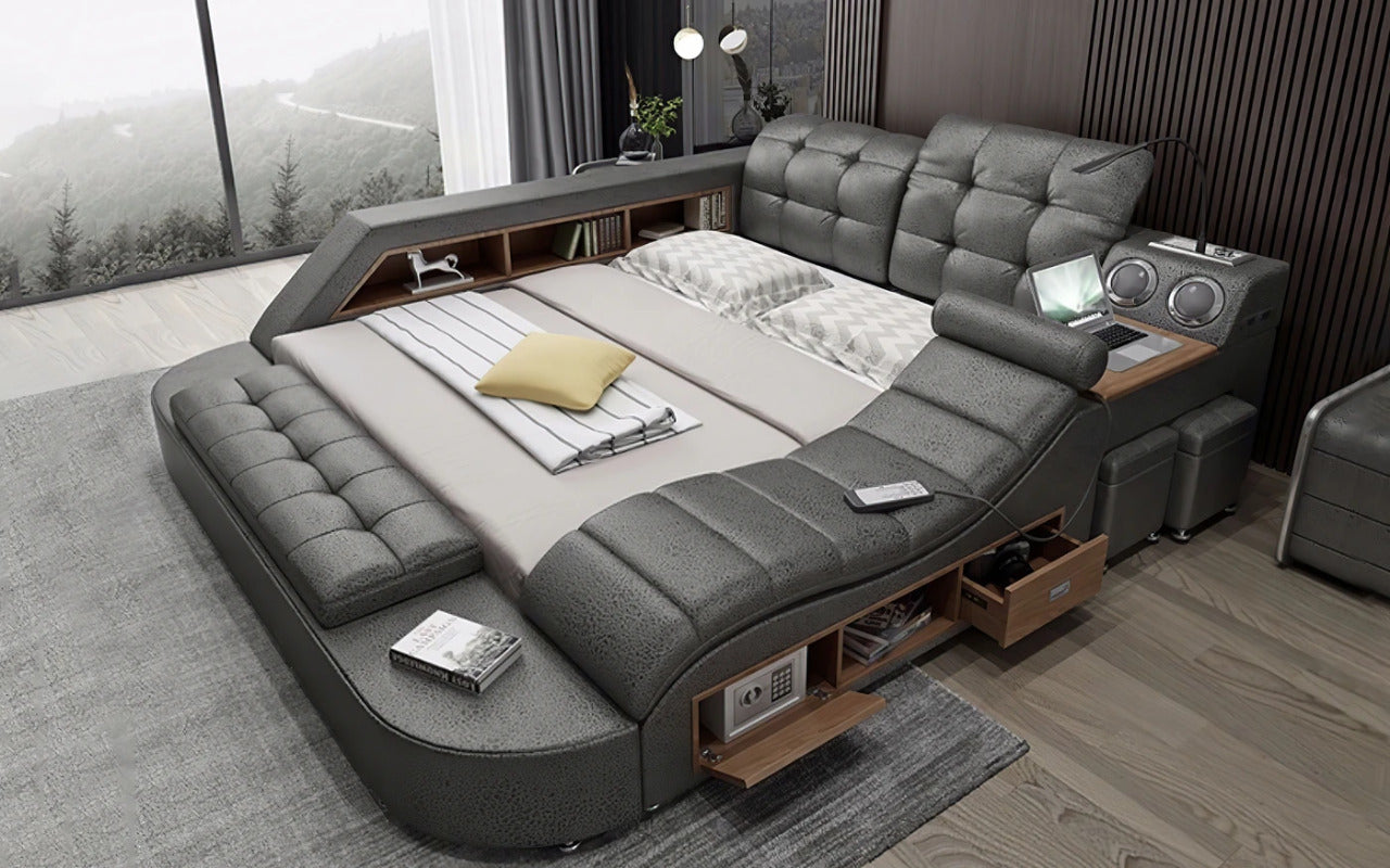 Queen Size: Multi-Functional Queen Size Smart Bed