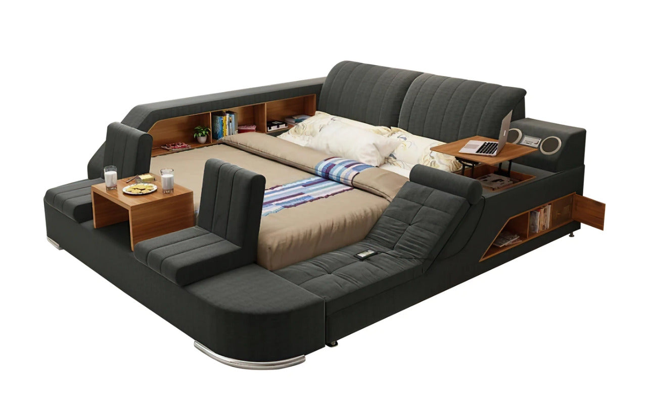 Queen Size: Multi-Functional Queen Size Smart Bed