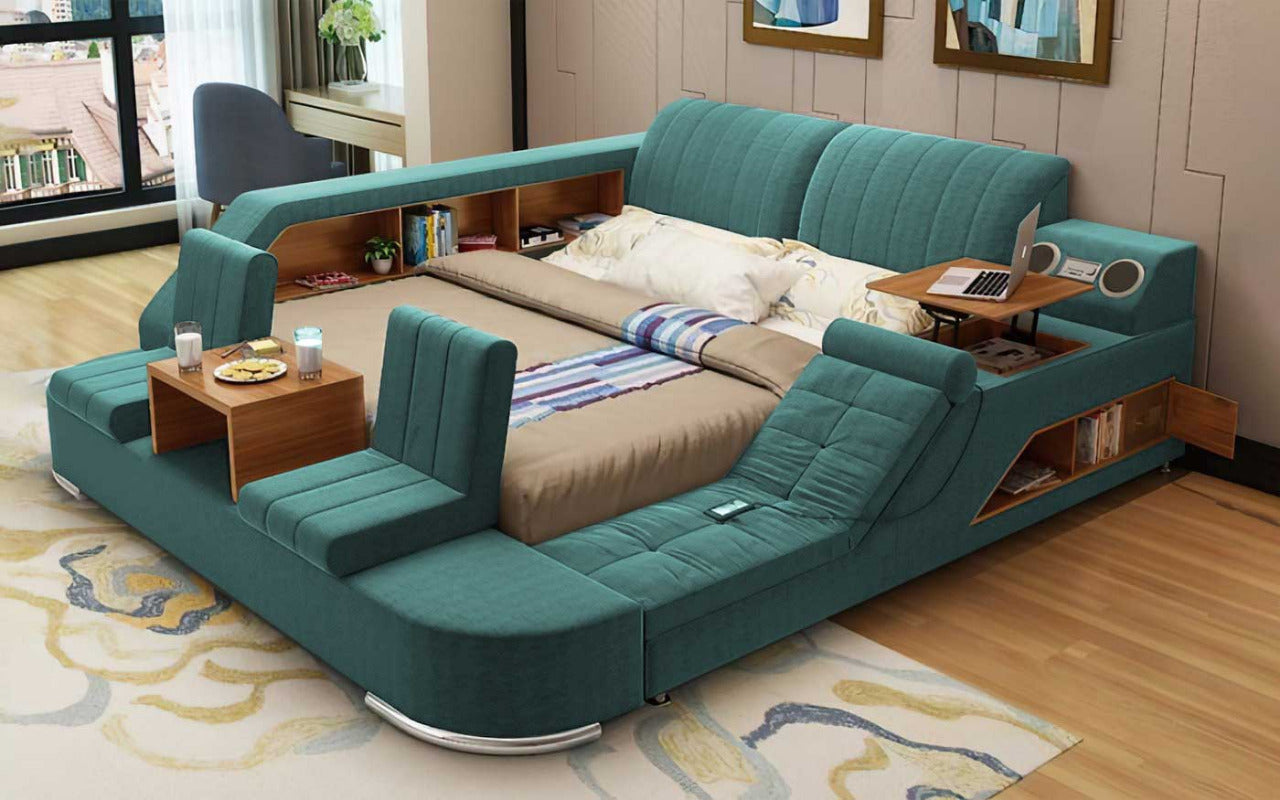 Queen Size: Multi-Functional Queen Size Smart Bed