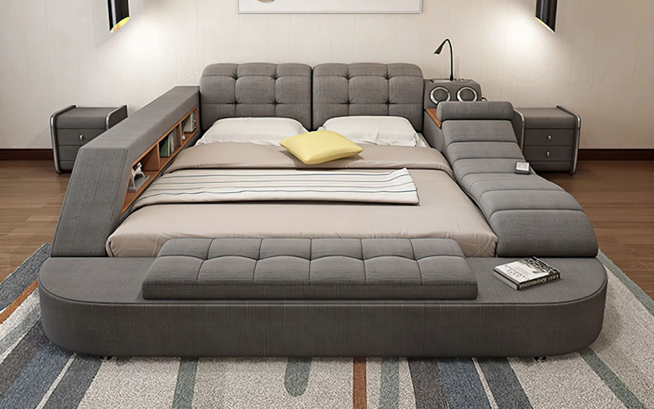 Queen Size: Multi-Functional Queen Size Smart Bed