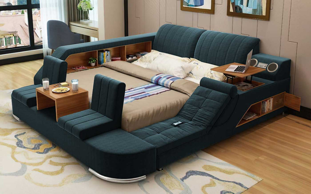 Queen Size: Multi-Functional Queen Size Smart Bed