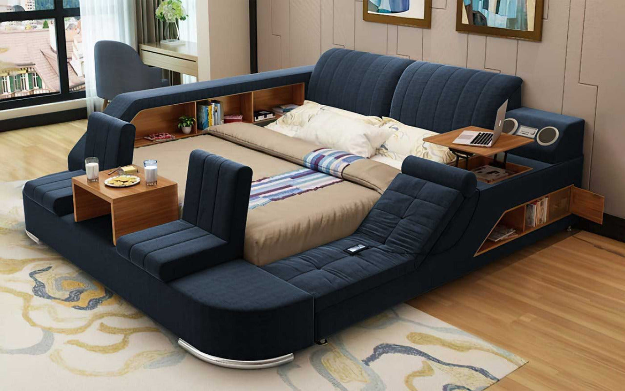 Queen Size: Multi-Functional Queen Size Smart Bed