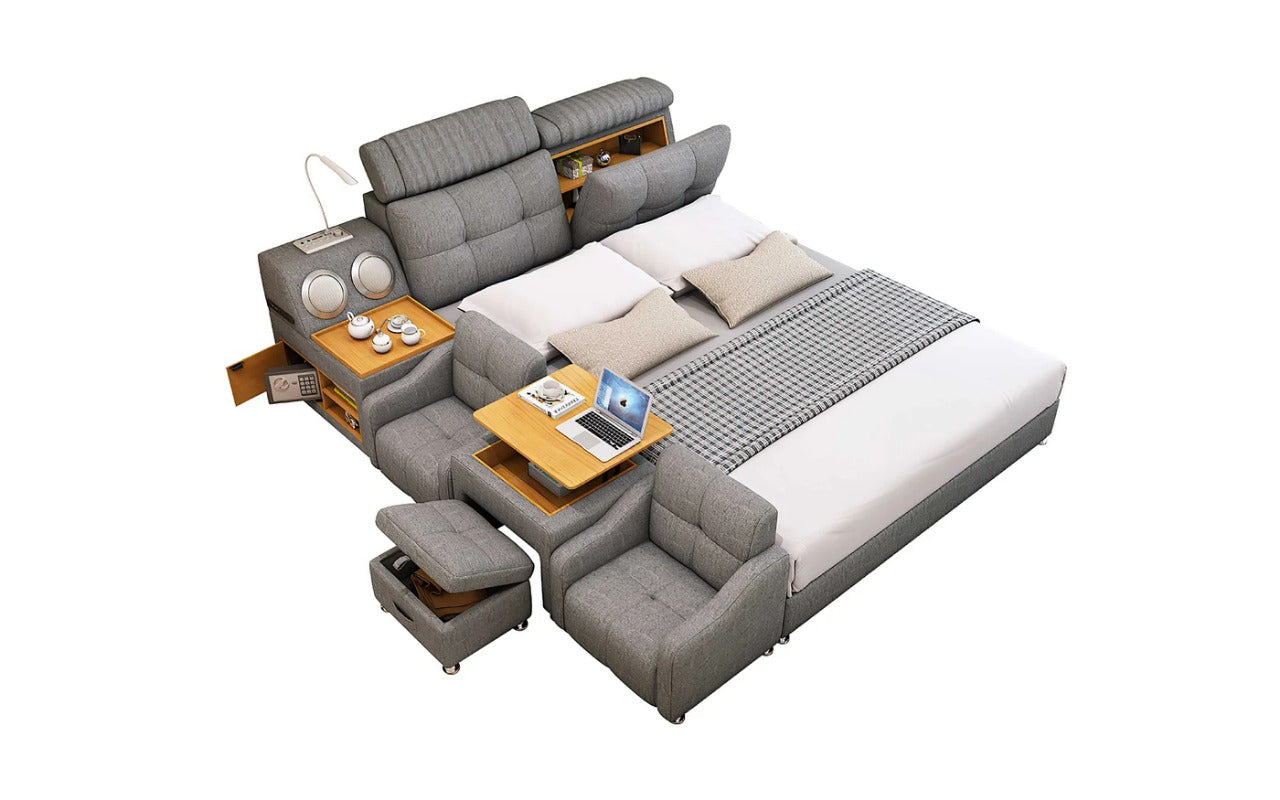 Queen Size: Multi-functional Queen Size Smart Bed