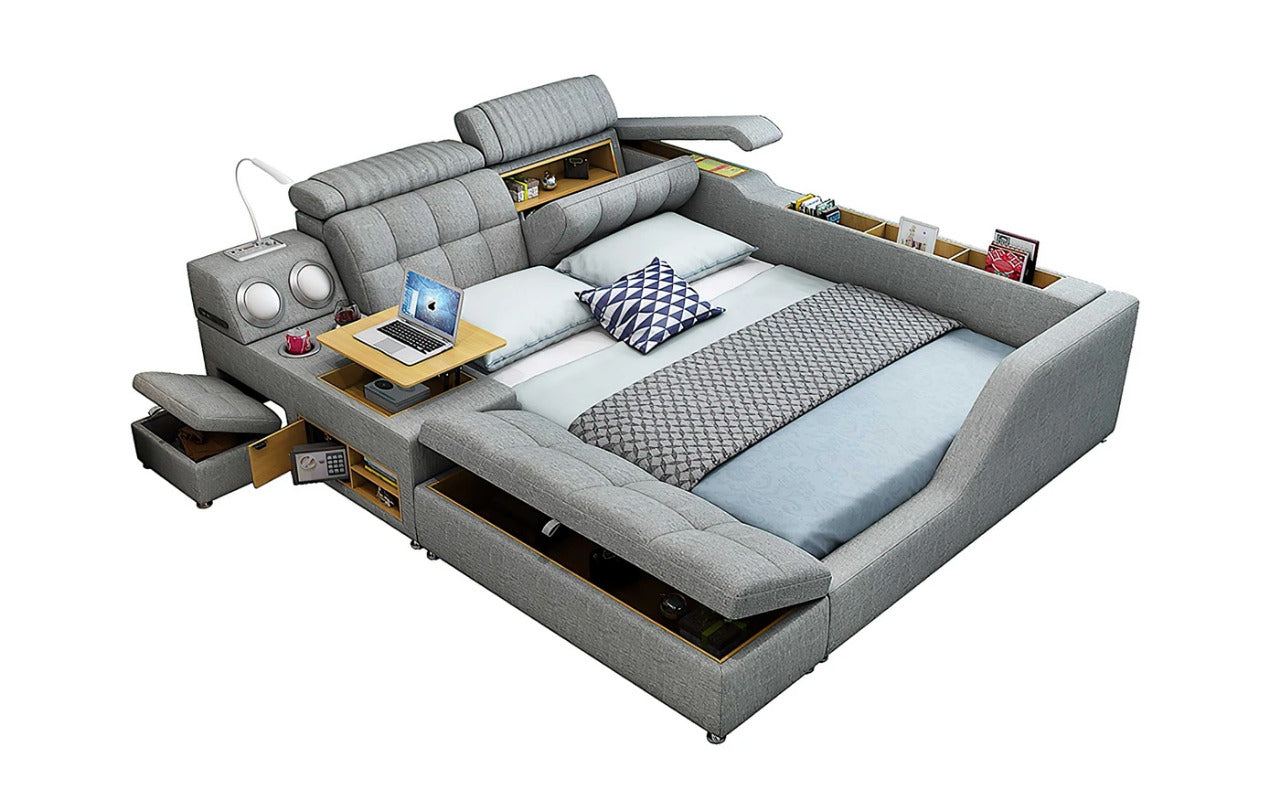 Queen Size: Multi Functional Queen Size Smart Bed