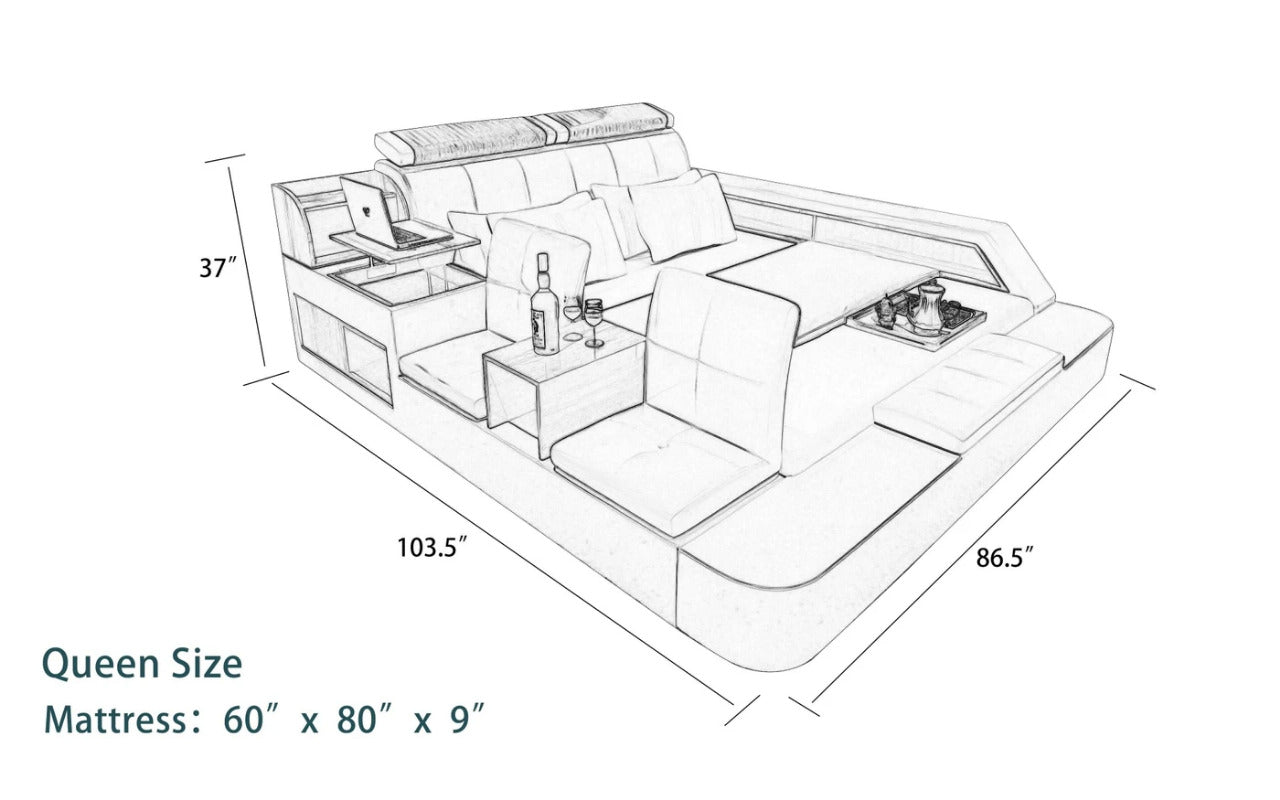 Queen Size: Ultimate Queen Size Smart Bed
