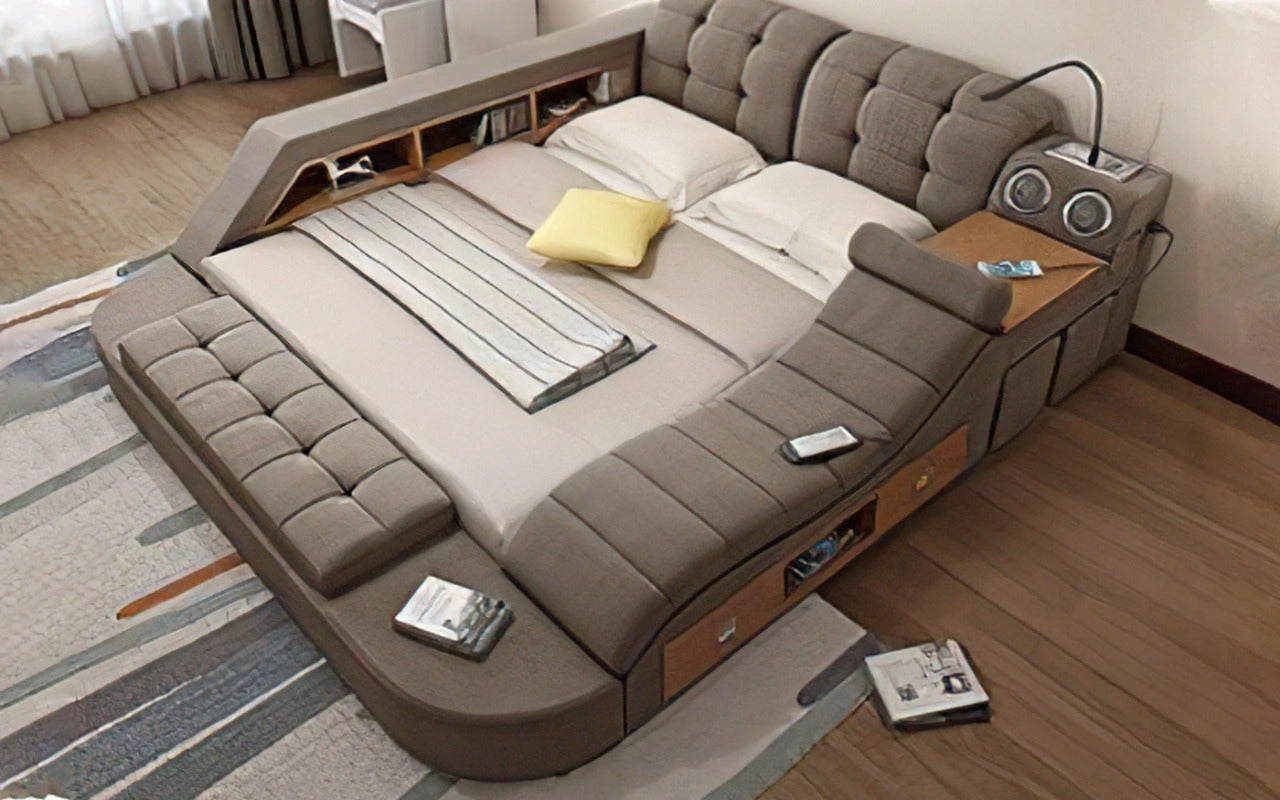 Queen Size: Multi-Functional Queen Size Smart Bed