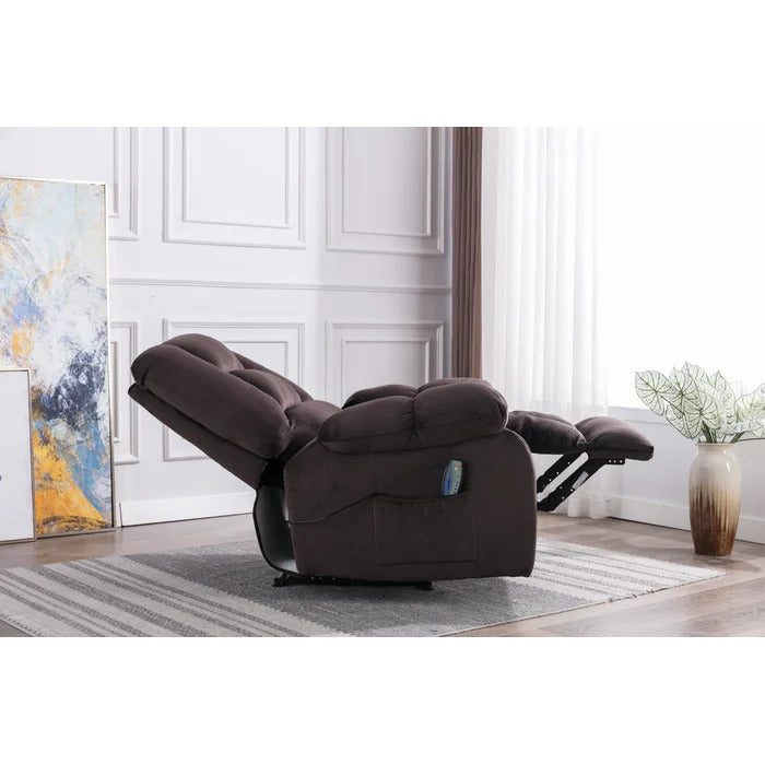 Recliners: 38'' Wide Manual Recliner with Massage Chairs.