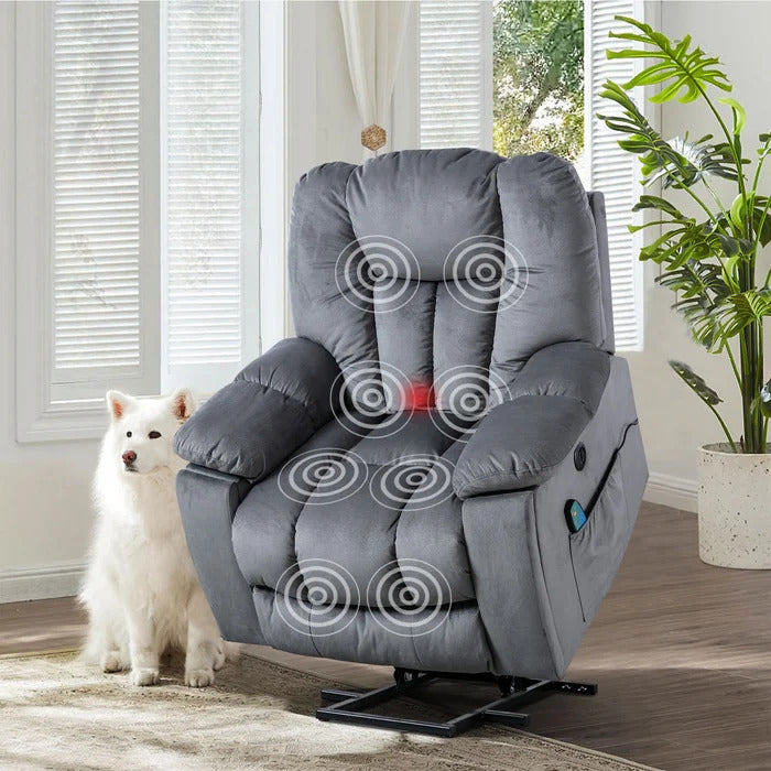 Recliners: Power Reclining Heated Massage Chairs