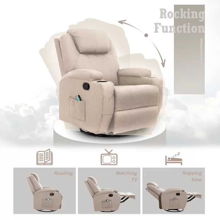 Recliners: Reclining Heated Massage Chairs